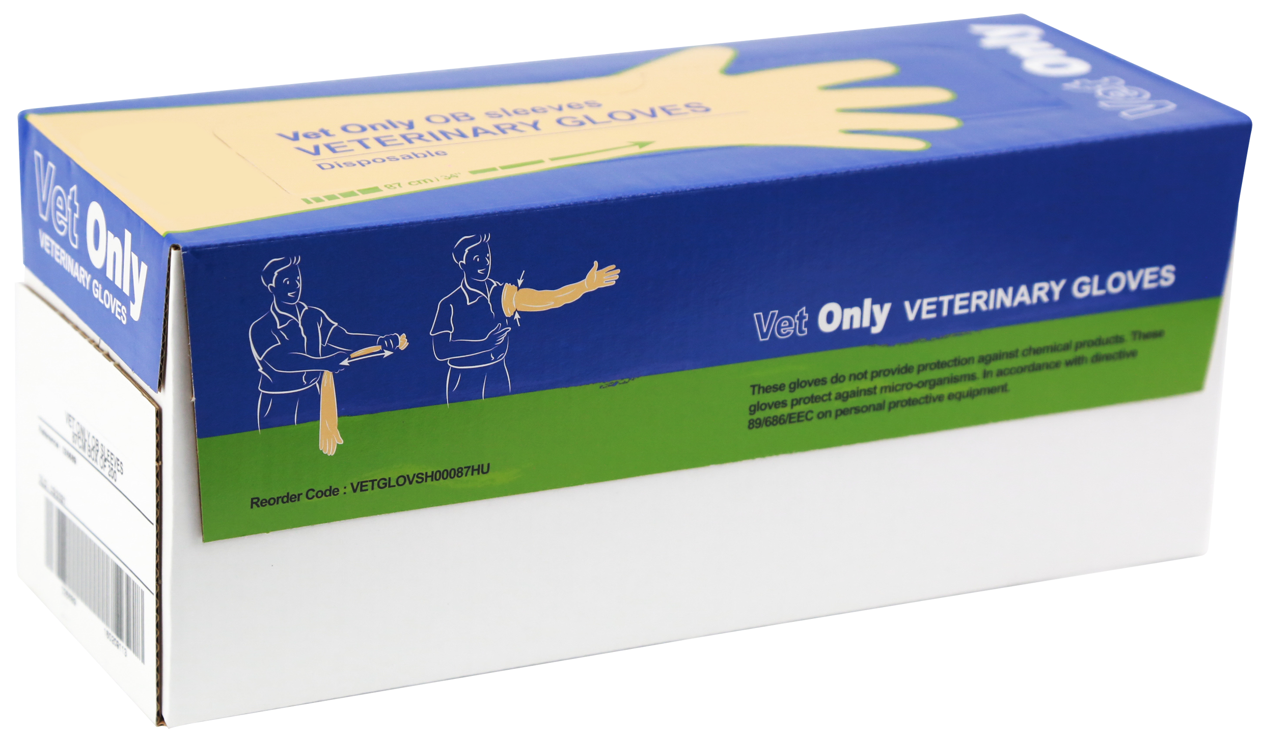 Vet Only OB Sleeves Vet Glove [200 Pack] Country Vet