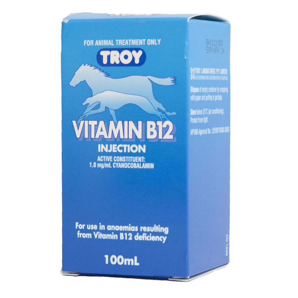 Vitamin B12 Injection Troy [100 mL] Country Vet