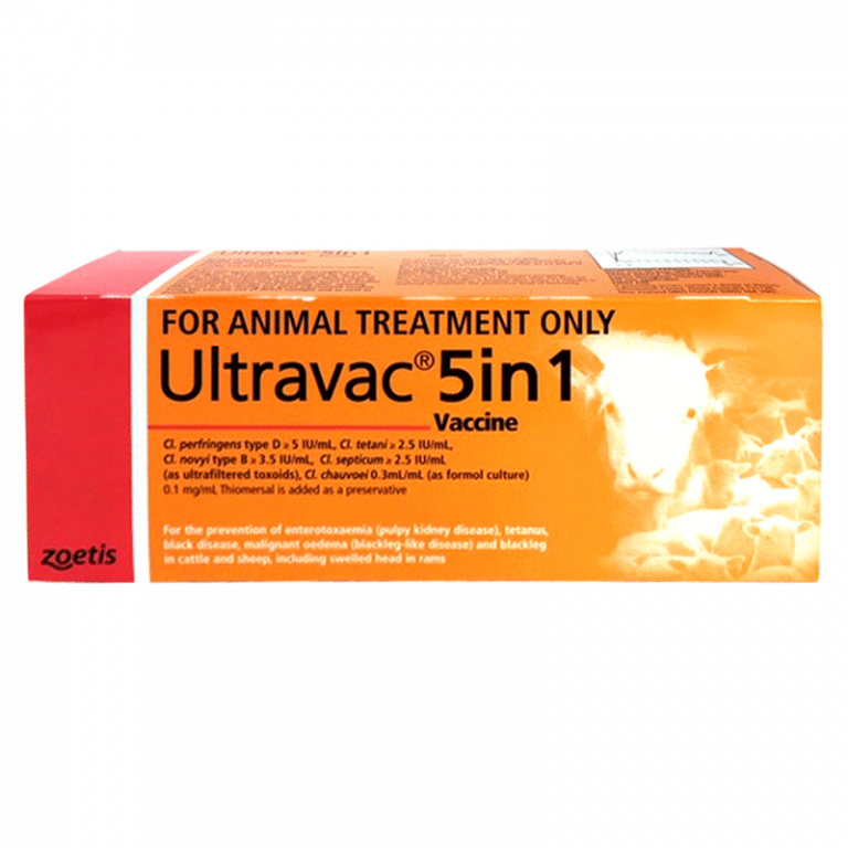 Ultravac 5 in 1 Vaccine [250 mL] Country Vet