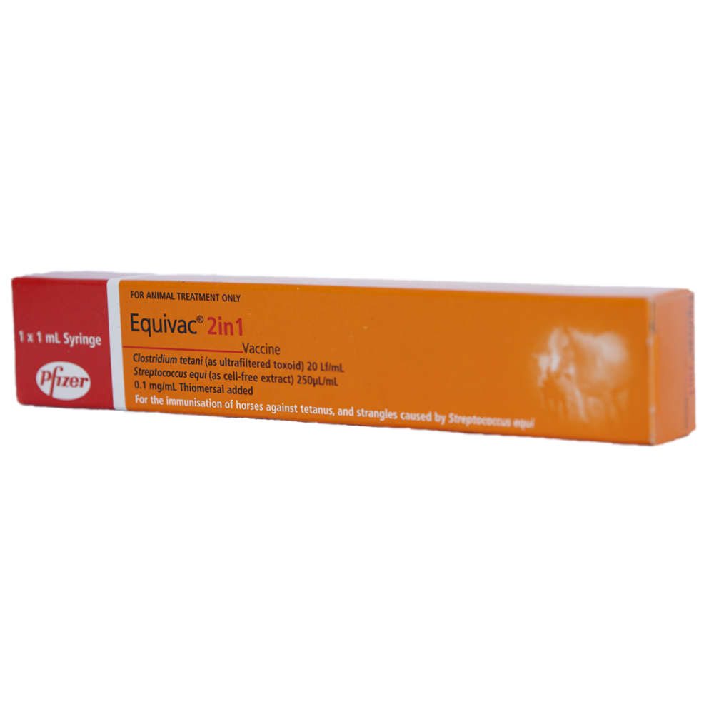 Equivac 2 in 1 (Tetanus & Strangles Vaccine) [1 mL] - Country Vet