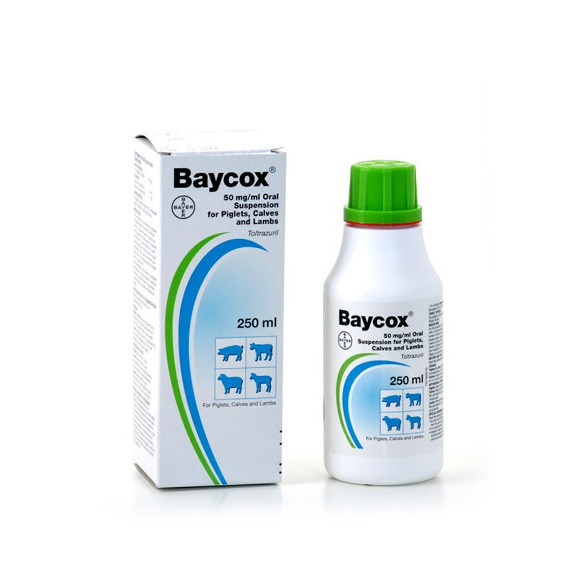 Baycox Piglet & Cattle [250 mL] - Country Vet