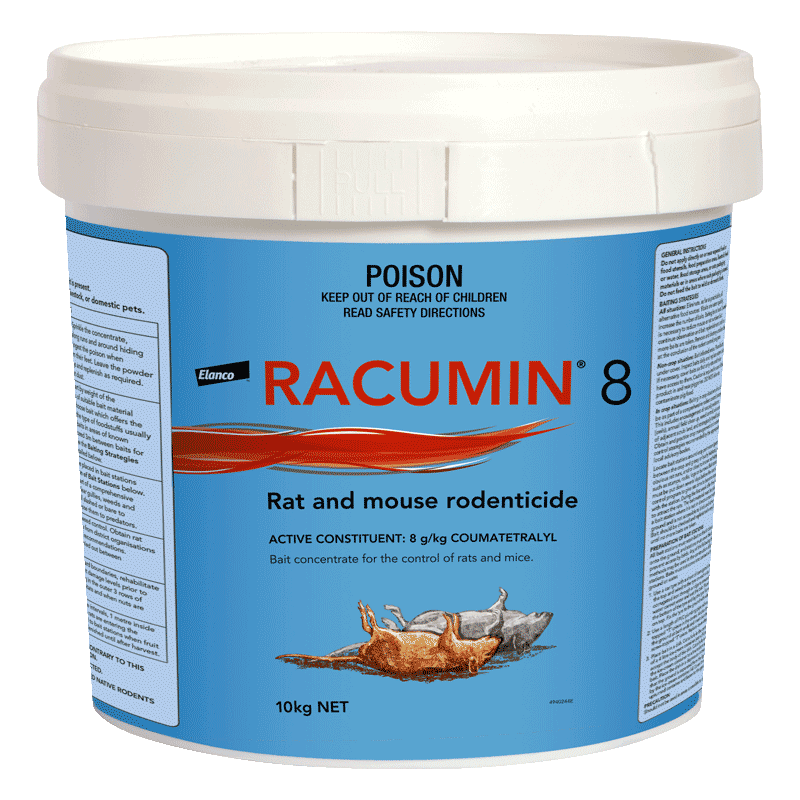 Raticide en grain au difenacoum 5 Kg RATU-CLAC