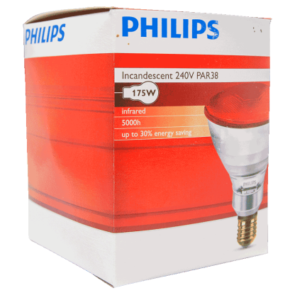 Globes - Philips - 175W Red [Each]