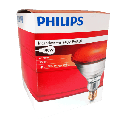 Globes - Philips - 100W Red [Each]