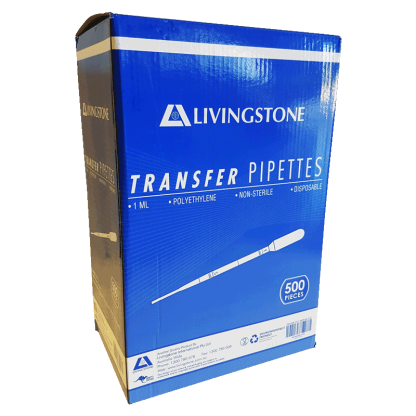 Transfer Pipette 1ml - Livingstone [500 Pack]