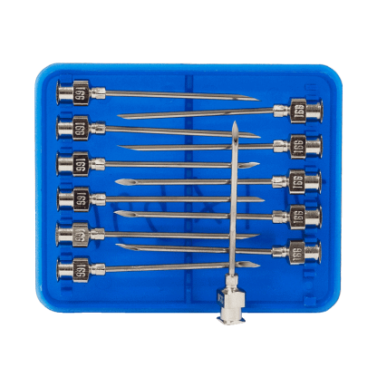 Needles - Stainless Steel - 16G x 1.5" [12 Pack]