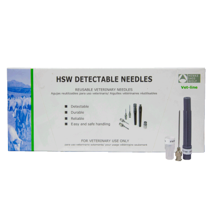 Needles - HSW Detectable - 18G x 1.5" [100 Pack]