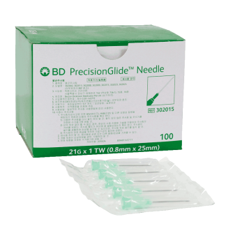 Needles - BD - 21G x 1" [100 Pack]