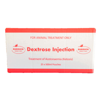 Dextrose Injection - Rudducks 500mL [25 Pack]