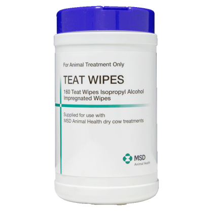 Teat Wipes, MSD 160's [Each]