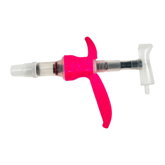 Handy Plastic Syringe - NJ Phillips - Pink (2ml) [10 Pack]