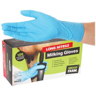 Gloves - Shoof - Long Milking Nitrile XXL [100 Pack]