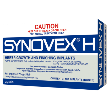 Synovex H Implants [100 Pack]