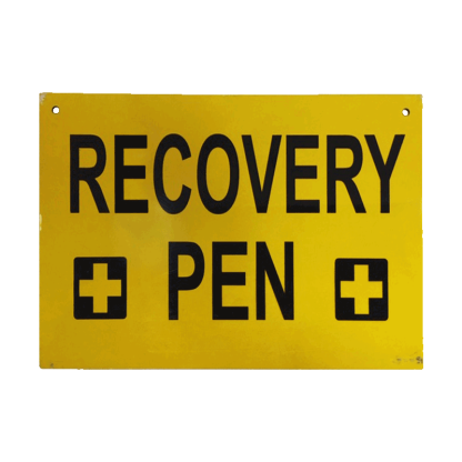Sign - Recovery Pen [Each]