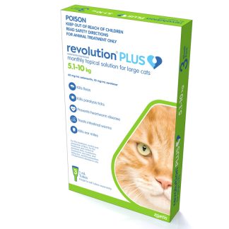 Revolution Plus for Large Cats 5.1-10kg Green [3 Pack]