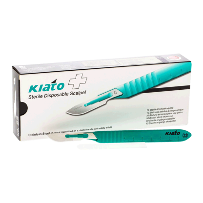 Scalpel Blade with Handle, Kiato #22 [10 Pack]