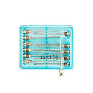 Needles - Stainless Steel - Doctor 16G x 1.5" [12 Pack]
