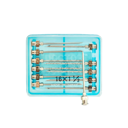 Needles - Stainless Steel - Doctor 16G x 1.5" [12 Pack]