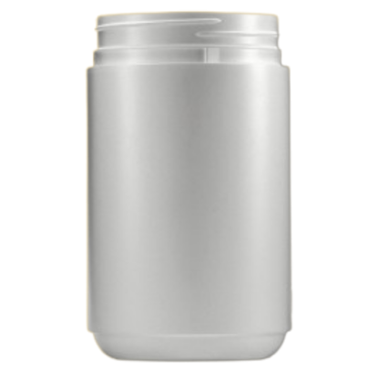 Plastic Jar & Cap, White 1.2L [Each]