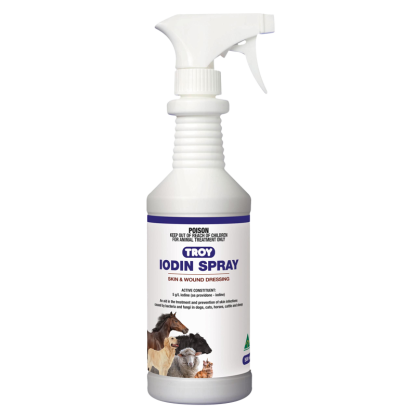 Iodin Spray Skin and Wound Dressing [500 mL]
