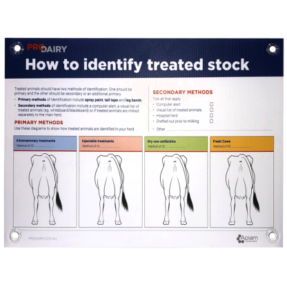 ProDairy Corflute A2 - HerdPRO Identify Treated Stock [Each]