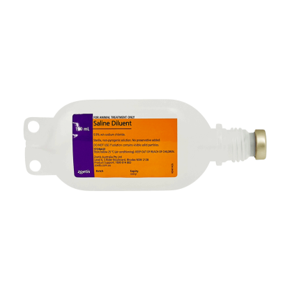 Saline - Zoetis 0.9% Sodium Chloride Diluent [100 mL]