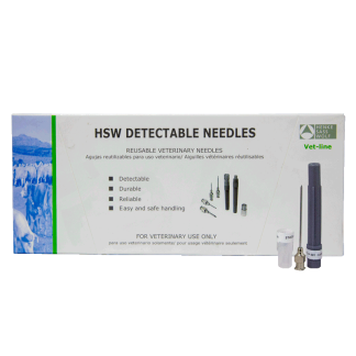 Needles - HSW Detectable - 18G x 1.5" [100 Pack]
