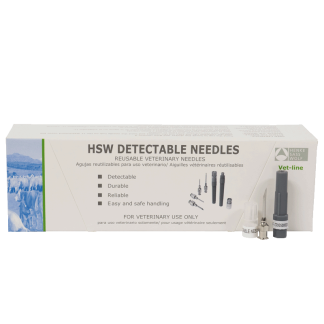 Needles - HSW Detectable - 16G x 3/4" [100 Pack]