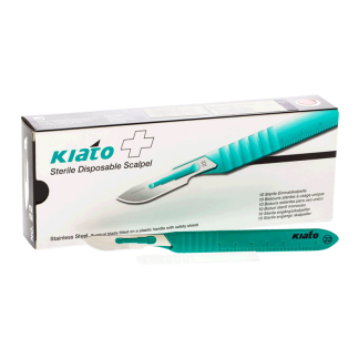 Scalpel Blade with Handle, Kiato #22 [10 Pack]