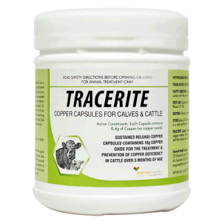 Tracerite Copper Capsules for Calves & Cattle, 10 gm [100 Pack]