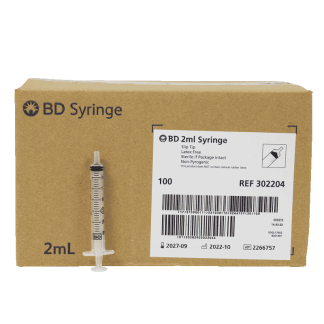 Syringes - BD - 2/3mL [100 Pack]