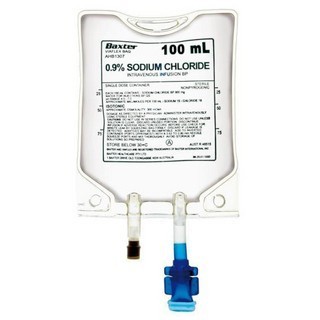 Saline - Baxter 0.9% Sodium Chloride IV Infusion [100 mL]