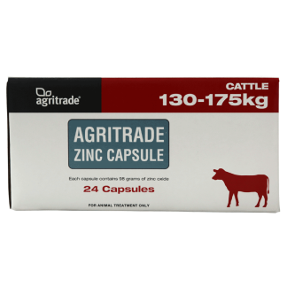 Agritrade Zinc Capsule, 130-175kg [24 Pack]