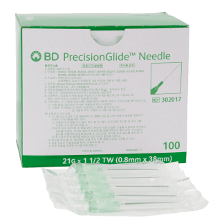 Needles - BD - 21G x 1.5" [100 Pack]