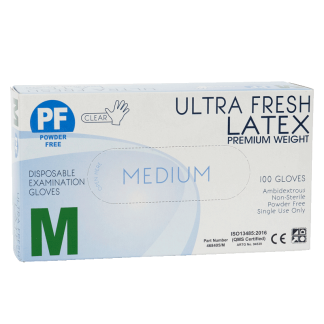 Gloves - Ultra Fresh - Latex MED [100 Pack]