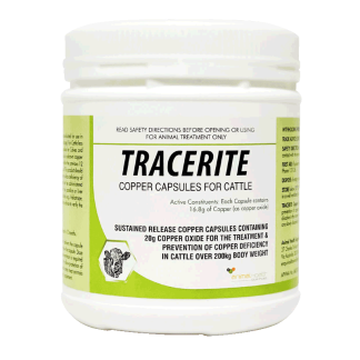 Tracerite Copper Capsules for Cattle, 20 gm [100 Pack]