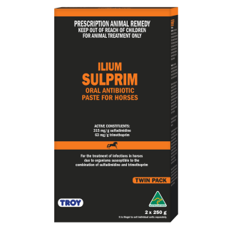 Ilium Sulprim Oral Antibiotic Paste for Horses 2x 250gm [500 gm]