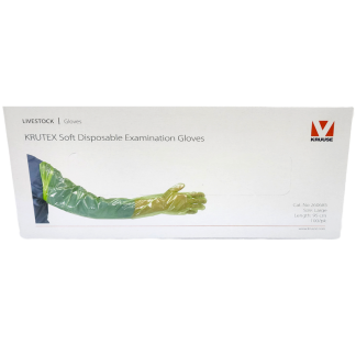 Gloves - Krutex Soft Disposable Examination Gloves [100 Pack]