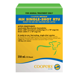 Bovilis MH Single-Shot RTU Vaccine [250 mL]