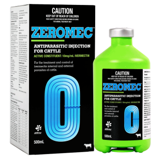 Zeromec Antiparasitic Injection for Cattle [500 mL]