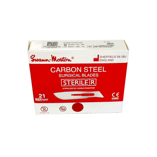 Scalpel Blades - Swann Morton #21 [100 Pack]