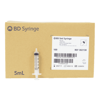 Syringes - BD - 5mL [100 Pack]