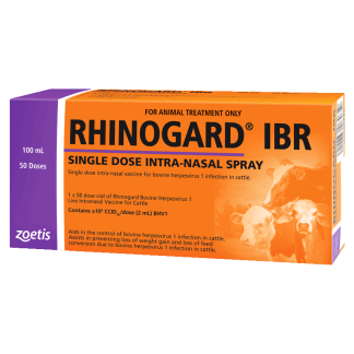 Rhinogard IBR Freeze Dried Vaccine with Saline 50 Dose Vial [Each]