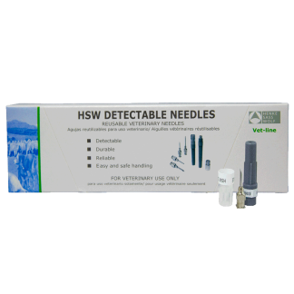 Needles - HSW Detectable - 18G x 0.5" [100 Pack]