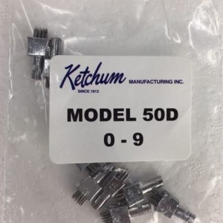 Tattoo Digits Set (50D) - 0-9 [10 Pack]