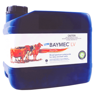 Baymec LV Pour-On Broad Spectrum Endectocide for Dairy & Beef Cattle [10 L]